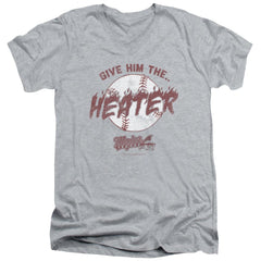 Major League The Heater Men's 30/1 Cotton Slim V-Neck T-Shirt