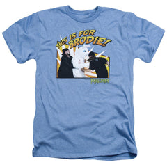 Mallrats Bunny Beatdown Men's 30/1 Heather 60 40 Poly Short-Sleeve T-Shirt