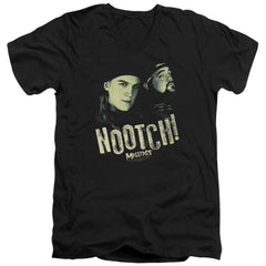 Mallrats Nootch Men's 30/1 Cotton Slim V-Neck T-Shirt