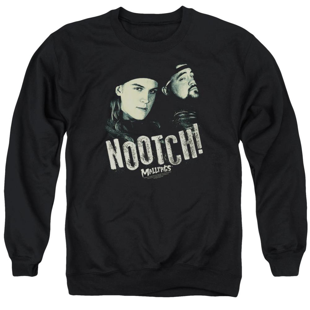 Mallrats Nootch Men's Crewneck 50 50 Poly Long-Sleeve T-Shirt