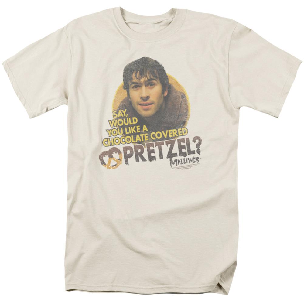 Mallrats Pretzels Men's 18/1 Cotton Short-Sleeve T-Shirt