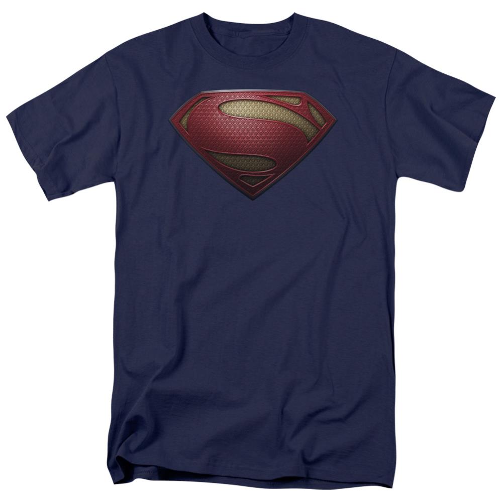 Man Of Steel Mos Shield Men's 18/1 Cotton Short-Sleeve T-Shirt