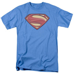 Man Of Steel New Solid Shield Men's 18/1 Cotton Short-Sleeve T-Shirt