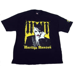 Marilyn Manson Men's Against All Gods American Tour 2004 Black T-Shirt