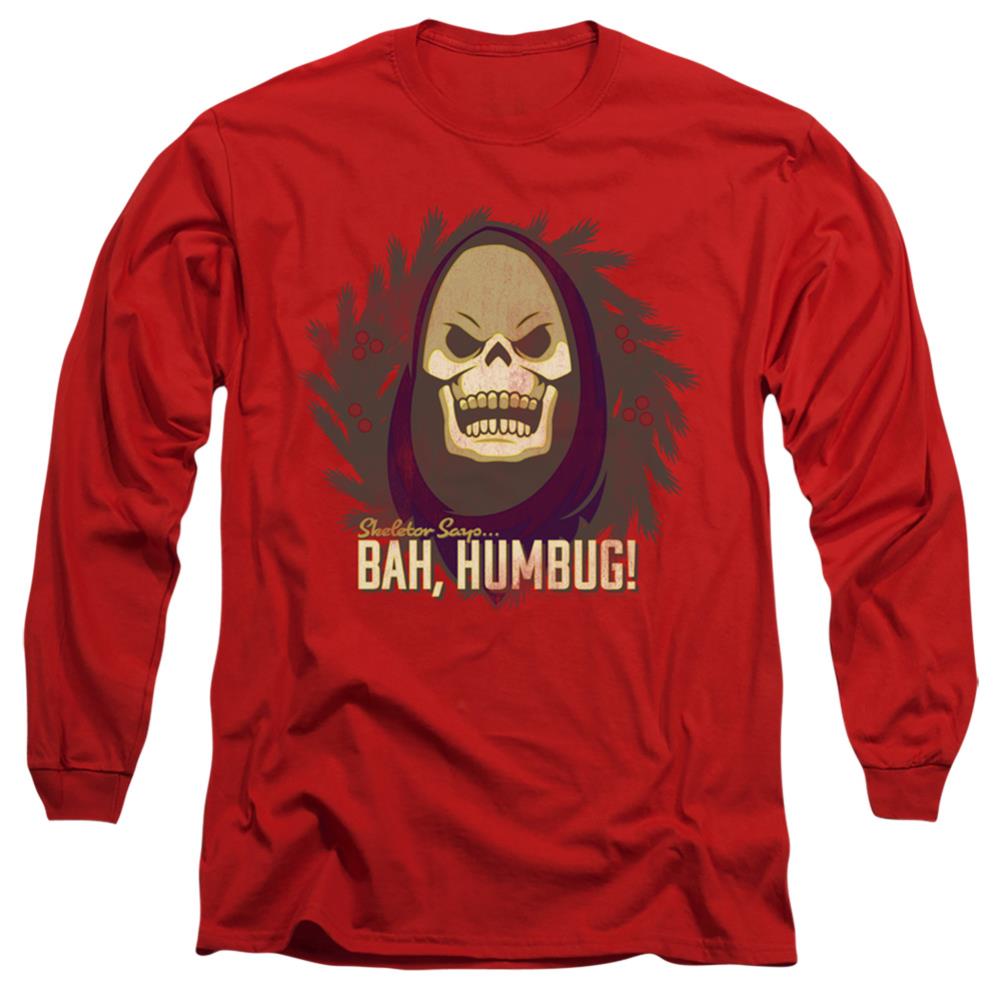 Masters Of The Universe Bah Humbug Men's 18/1 Cotton Long-Sleeve T-Shirt