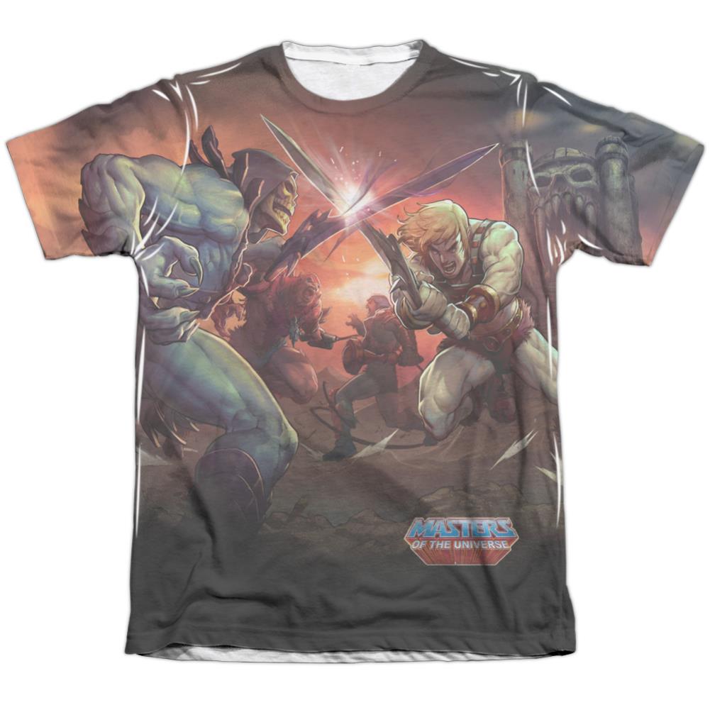 Masters Of The Universe Battle Men's Regular Fit Poly Cotton Short-Sleeve T-Shirt