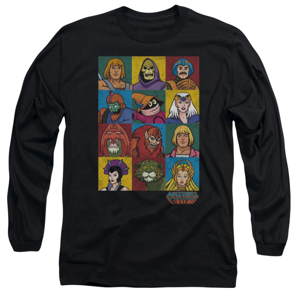 Masters Of The Universe Character Heads Men's 18/1 Cotton Long-Sleeve T-Shirt