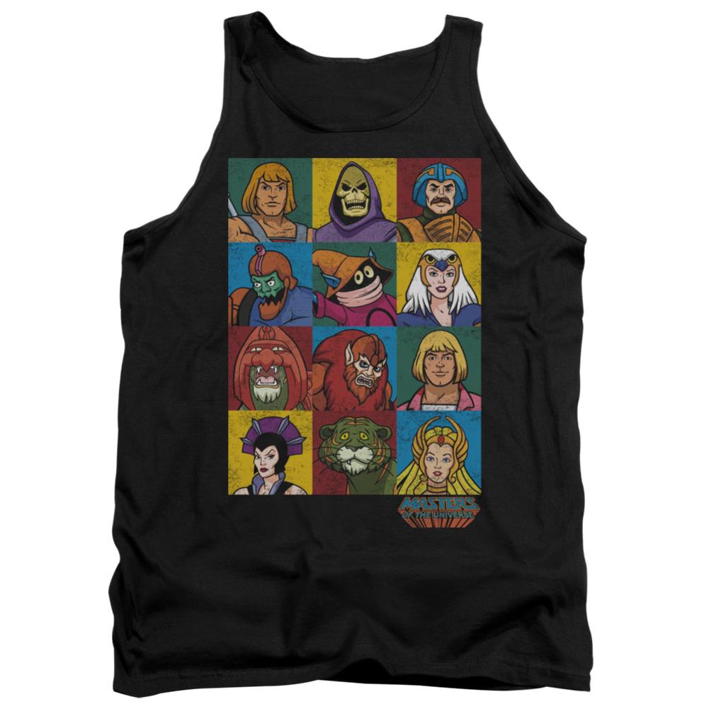 Masters Of The Universe Character Heads Men's 18/1 Cotton Tank Top