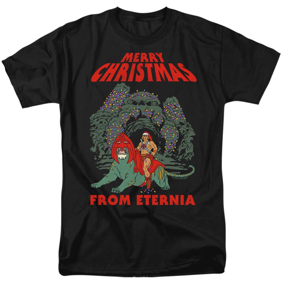 Masters Of The Universe Eternia Christmas Men's 18/1 Cotton Short-Sleeve T-Shirt