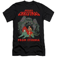 Masters Of The Universe Eternia Christmas Men's Ultra-Soft 30/1 Cotton Slim Short-Sleeve T-Shirt
