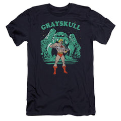 Masters Of The Universe Grayskull Nights Men's Ultra-Soft 30/1 Cotton Slim Short-Sleeve T-Shirt