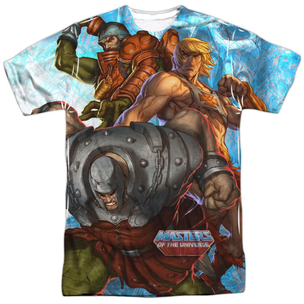 Masters Of The Universe Heroes And Villains Men's Regular Fit Polyester Short-Sleeve T-Shirt