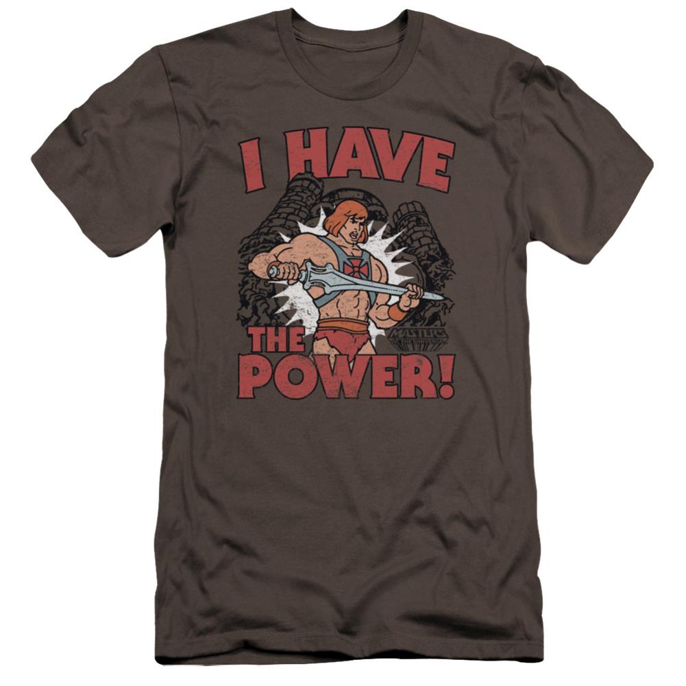 Masters Of The Universe I Have The Power Men's Ultra-Soft 30/1 Cotton Slim Short-Sleeve T-Shirt