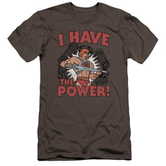 Masters Of The Universe I Have The Power Men's Ultra-Soft 30/1 Cotton Slim Short-Sleeve T-Shirt