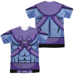 Masters Of The Universe Skeletor Costume (Front/Back Print) Men's Regular Fit Polyester Short-Sleeve T-Shirt