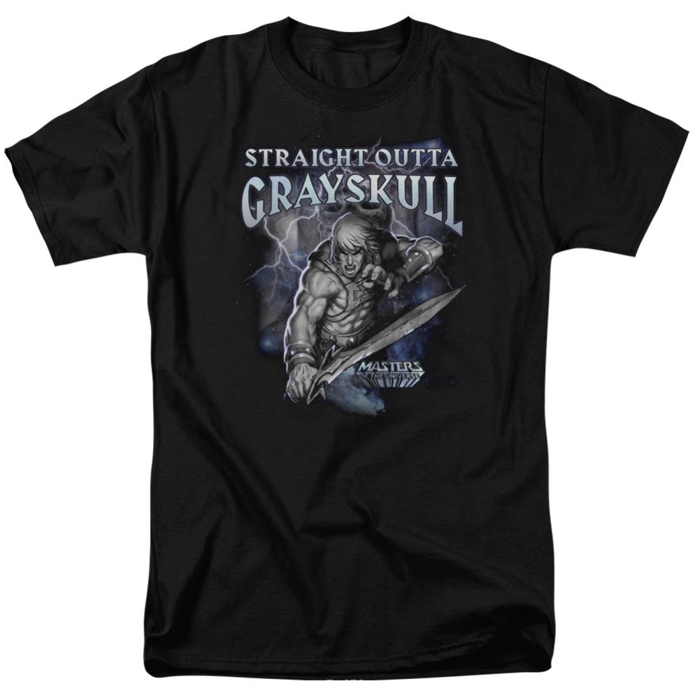 Masters Of The Universe Straight Outta Grayskull Men's 18/1 Cotton Short-Sleeve T-Shirt