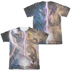 Masters Of The Universe Strike (Front/Back Print) Men's Regular Fit Poly Cotton Short-Sleeve T-Shirt