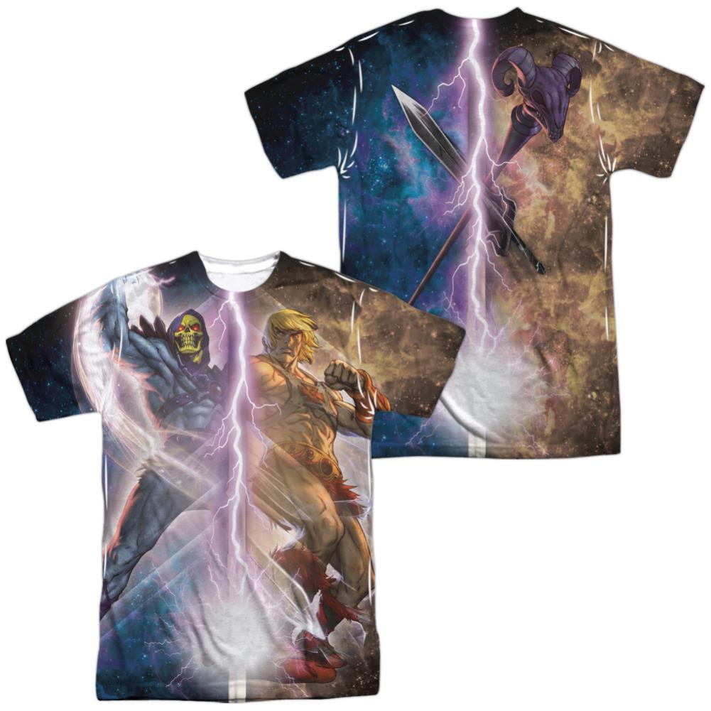 Masters Of The Universe Strike (Front/Back Print) Men's Regular Fit Polyester Short-Sleeve T-Shirt