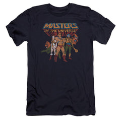 Masters Of The Universe Team Of Heroes Men's Ultra-Soft 30/1 Cotton Slim Short-Sleeve T-Shirt