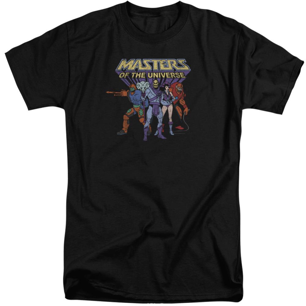 Masters Of The Universe Team Of Villains Men's 18/1 Tall Cotton Short-Sleeve T-Shirt