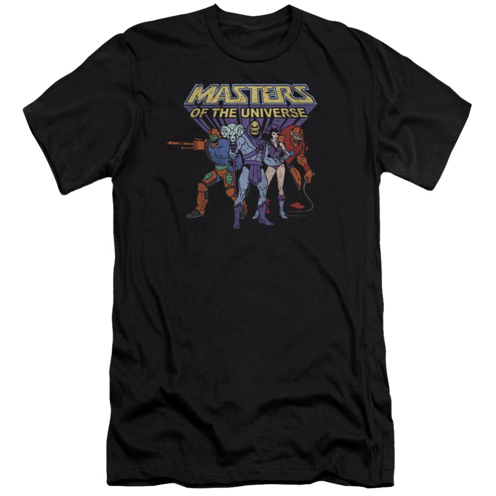 Masters Of The Universe Team Of Villains Men's Ultra-Soft 30/1 Cotton Slim Short-Sleeve T-Shirt