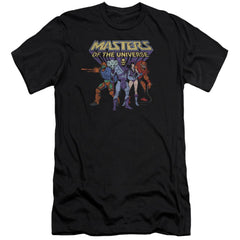 Masters Of The Universe Team Of Villains Men's Ultra-Soft 30/1 Cotton Slim Short-Sleeve T-Shirt