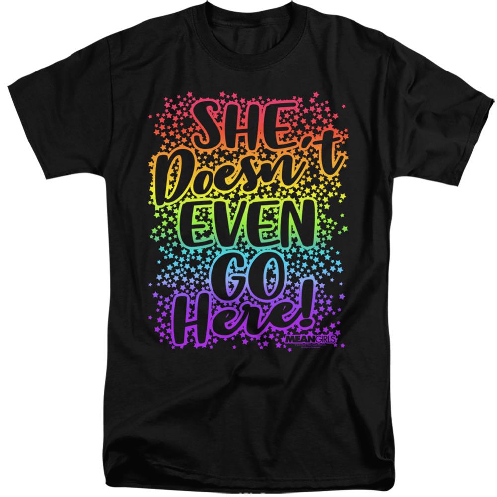 Mean Girls Doesn'T Go Here Men's 18/1 Tall Cotton Short-Sleeve T-Shirt