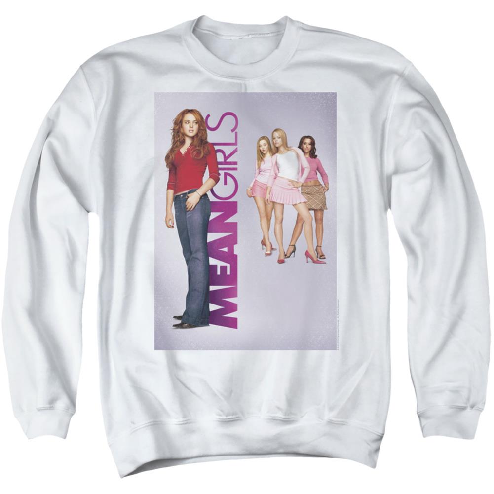 Mean Girls Poster Art Men's Crewneck 50 50 Poly Long-Sleeve T-Shirt