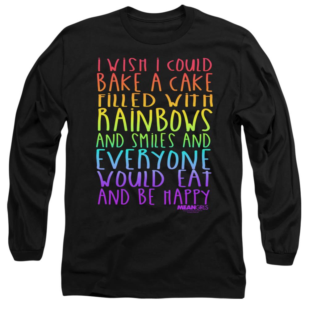 Mean Girls Rainbows And Cake Men's 18/1 Cotton Long-Sleeve T-Shirt