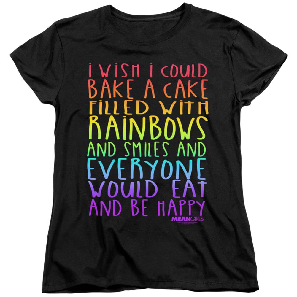 Mean Girls Rainbows And Cake Women's 18/1 Cotton Short-Sleeve T-Shirt