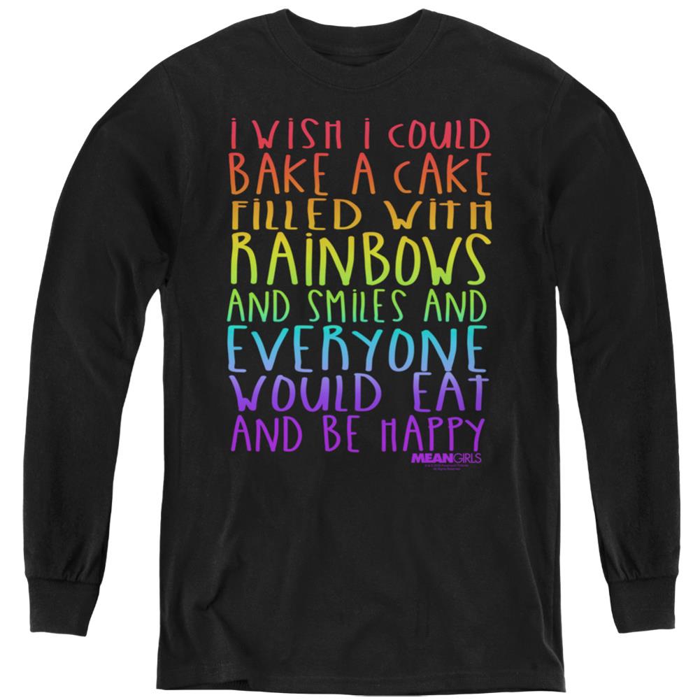 Mean Girls Rainbows And Cake Youth Long-Sleeve T-Shirt
