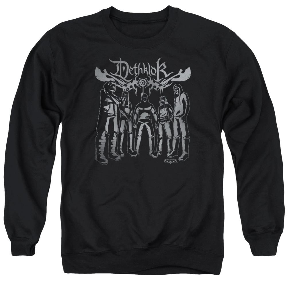 Metalocalypse Dethklok Band Men's Crewneck 50 50 Poly Long-Sleeve T-Shirt