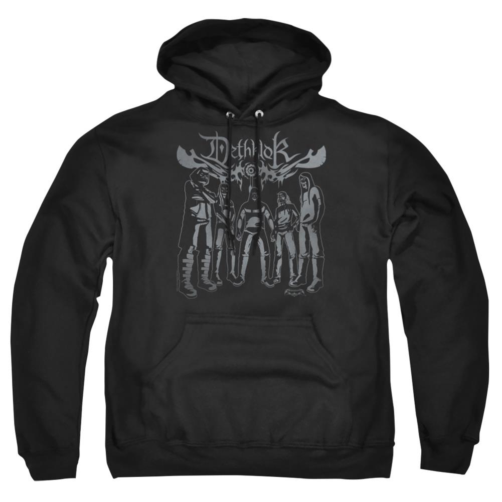 Metalocalypse Dethklok Band Men's Pull-Over 75 25 Poly Hoodie