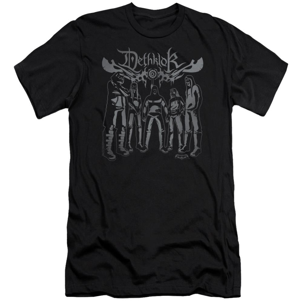 Metalocalypse Dethklok Band Men's Ultra-Soft 30/1 Cotton Slim Short-Sleeve T-Shirt