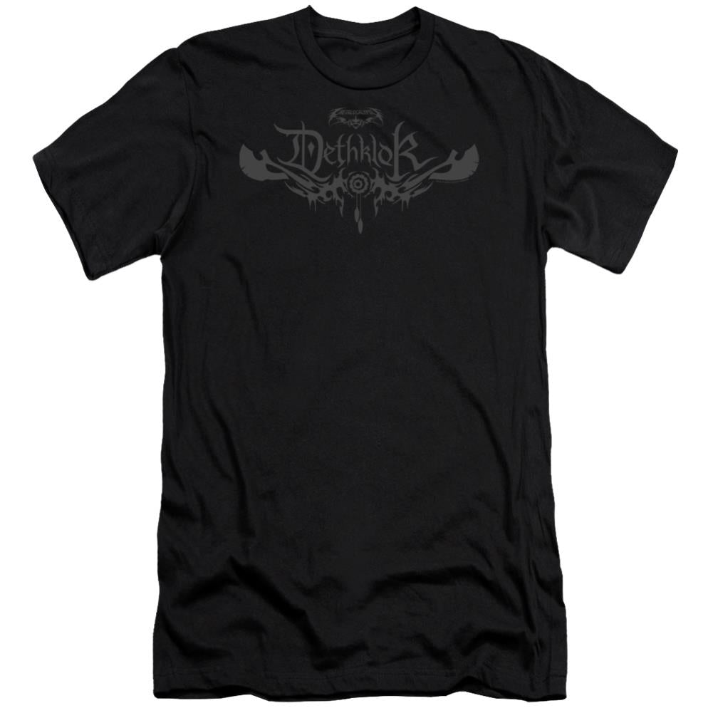 Metalocalypse Dethklok Logo Men's Ultra-Soft 30/1 Cotton Slim Short-Sleeve T-Shirt