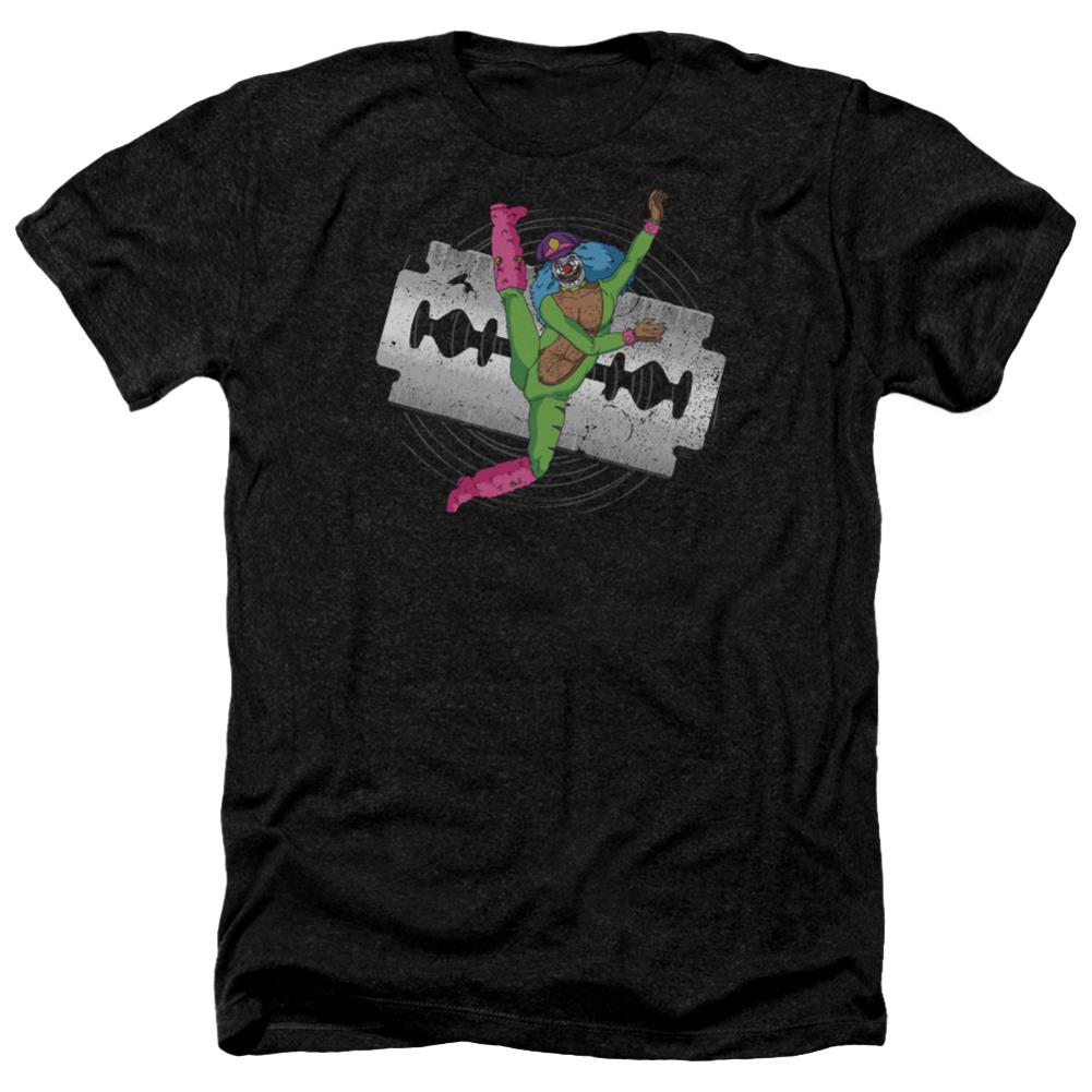 Metalocalypse Rockso Dance Men's 30/1 Heather 60 40 Poly Short-Sleeve T-Shirt