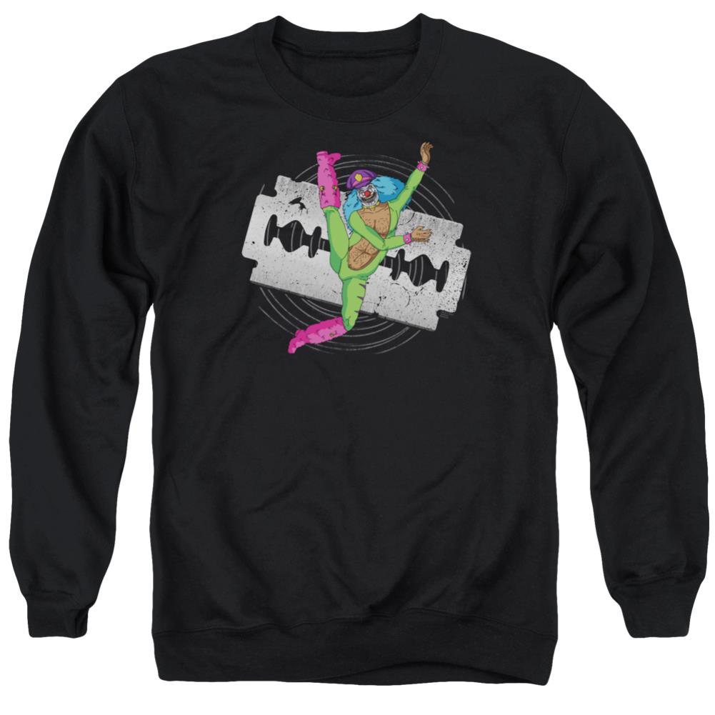 Metalocalypse Rockso Dance Men's Crewneck 50 50 Poly Long-Sleeve T-Shirt