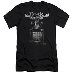 Metalocalypse Statue Men's Ultra-Soft 30/1 Cotton Slim Short-Sleeve T-Shirt