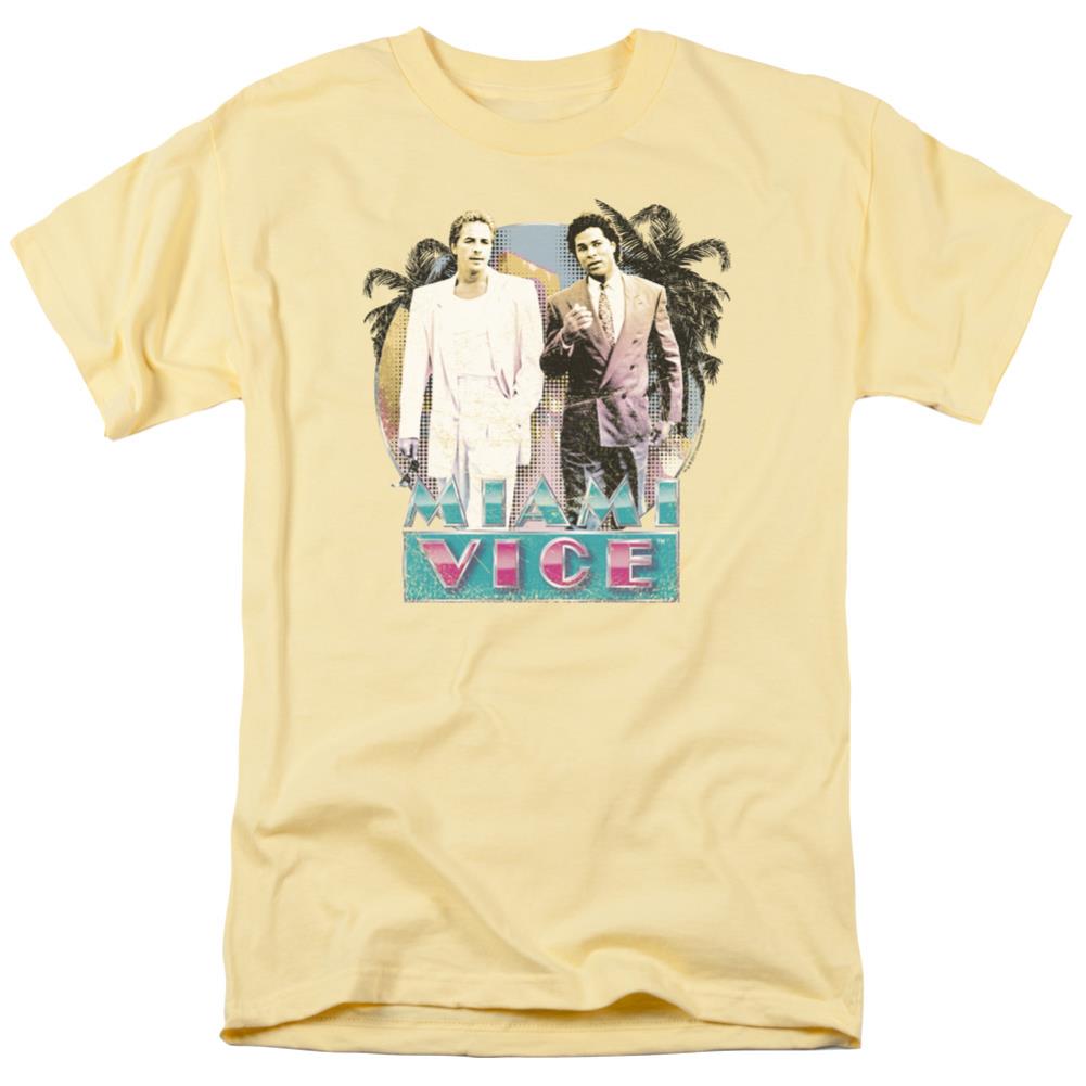 Miami Vice 80S Love Men's 18/1 Cotton Short-Sleeve T-Shirt