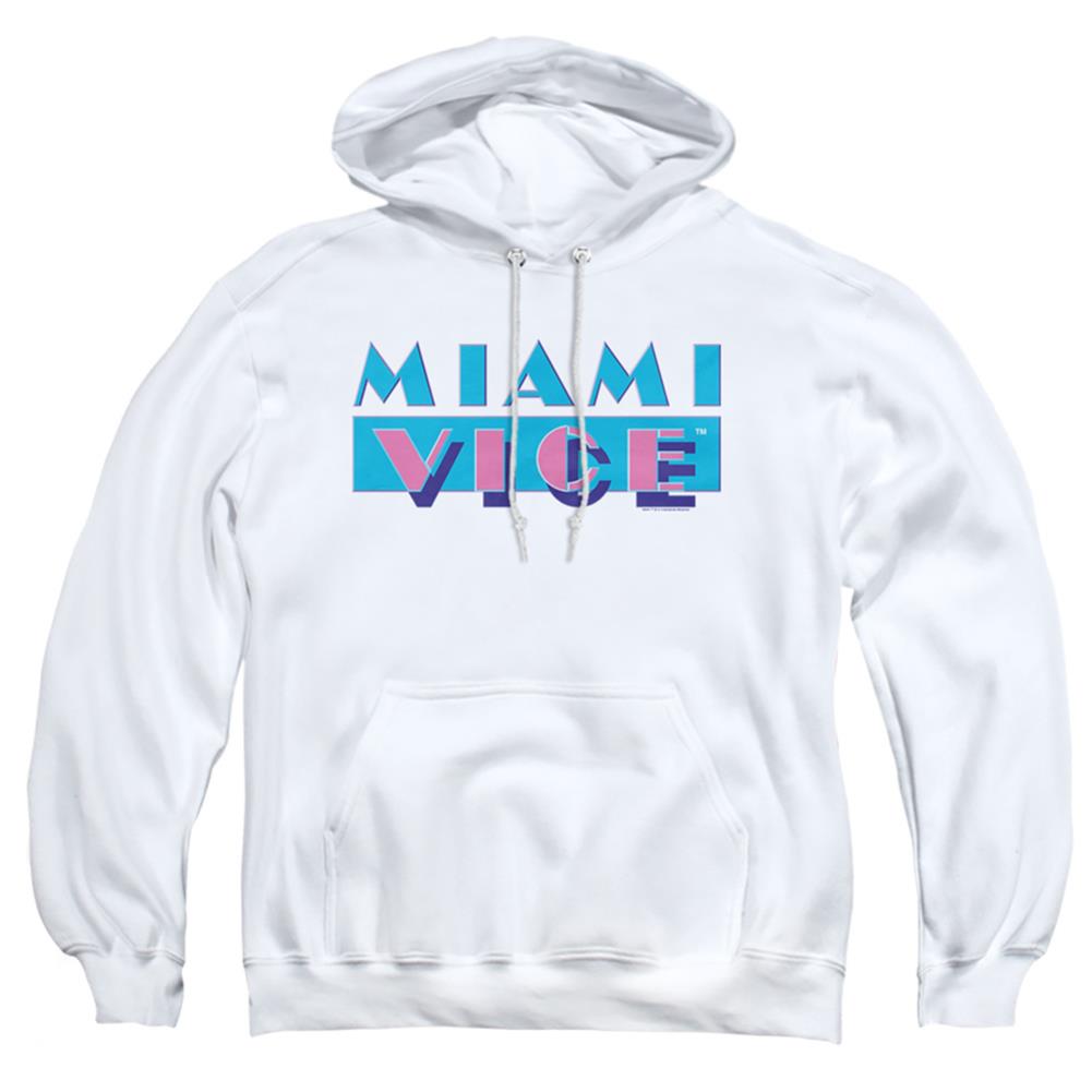 Miami Vice Logo Men's Pull-Over 75 25 Poly Hoodie