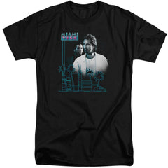 Miami Vice Looking Out Men's 18/1 Tall Cotton Short-Sleeve T-Shirt