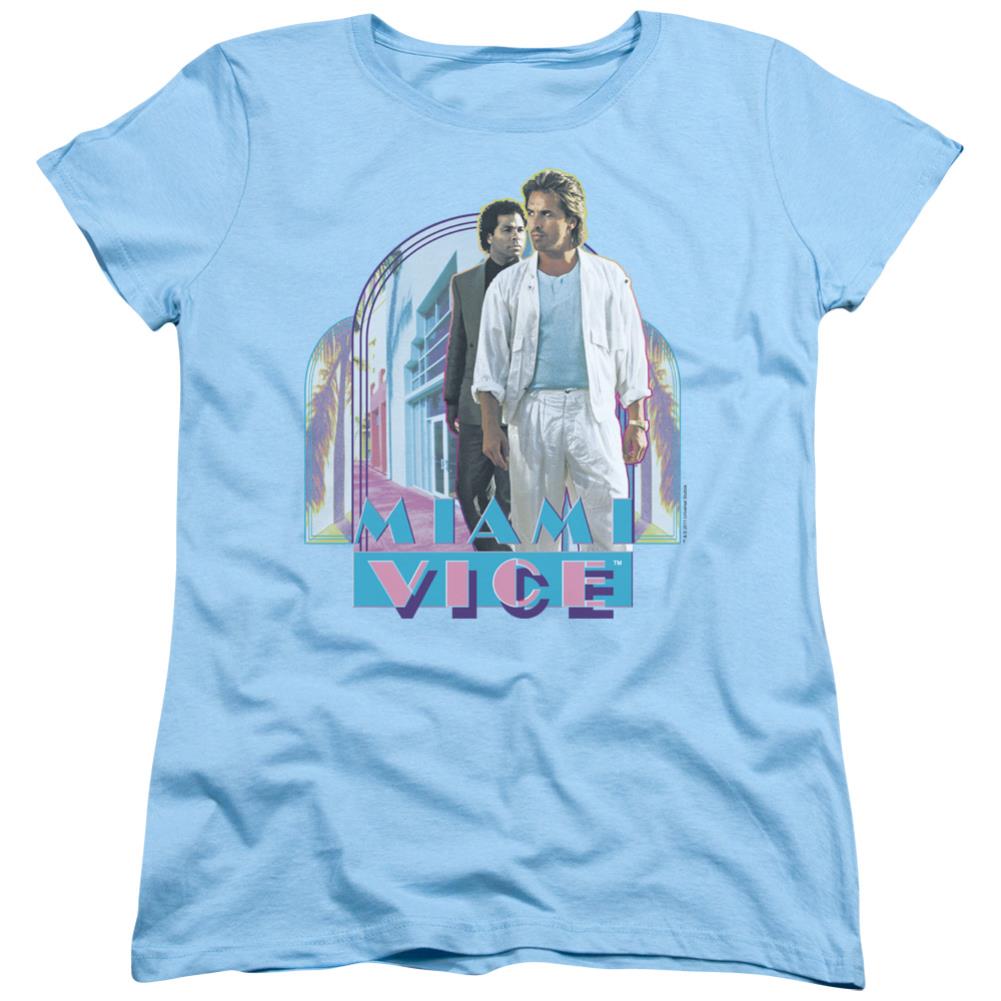 Miami Vice Miami Heat Women's 18/1 Cotton Short-Sleeve T-Shirt