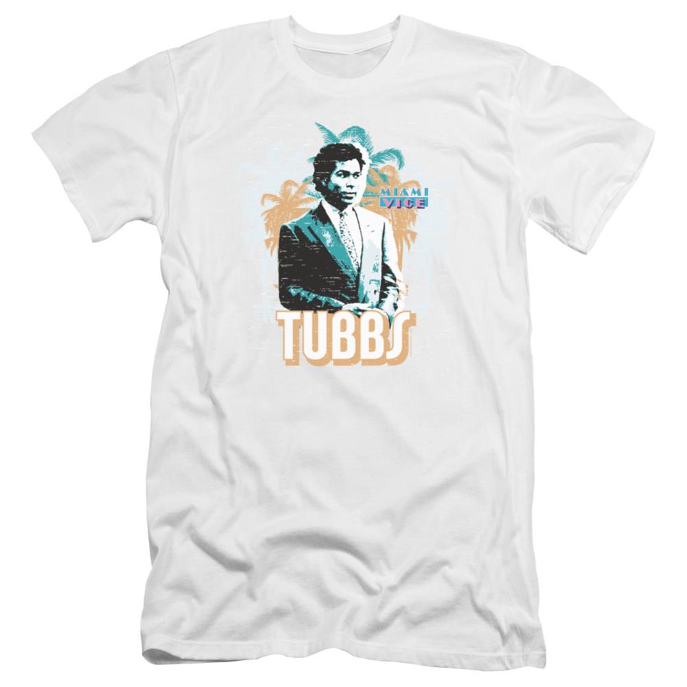 Miami Vice Tubbs Men's Ultra-Soft 30/1 Cotton Slim Short-Sleeve T-Shirt