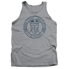 Mighty Morphin Power Rangers Angel Grove Hs Men's 18/1 Cotton Tank Top