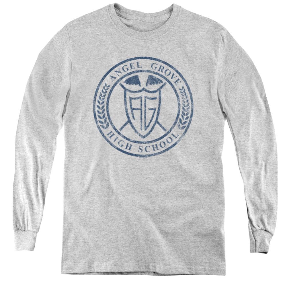Mighty Morphin Power Rangers Angel Grove Hs Youth Long-Sleeve T-Shirt