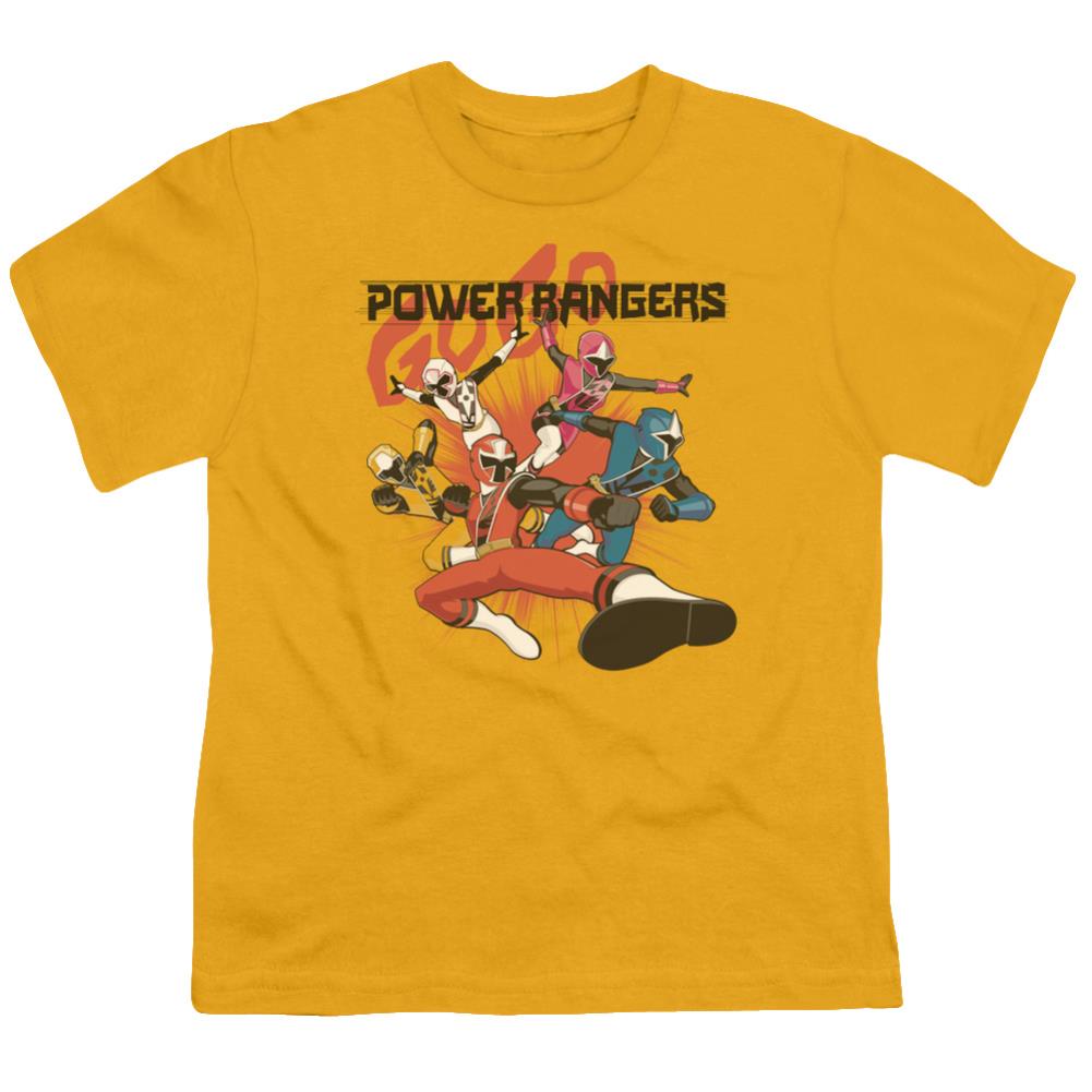 Mighty Morphin Power Rangers Attack Youth 18/1 100% Cotton Short-Sleeve T-Shirt
