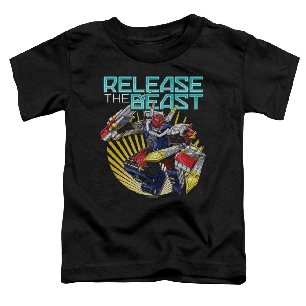 Mighty Morphin Power Rangers Beast Release Toddler 18/1 Cotton Short-Sleeve T-Shirt