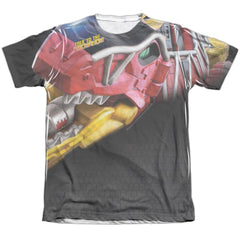 Mighty Morphin Power Rangers Big Zord Men's Regular Fit Poly Cotton Short-Sleeve T-Shirt