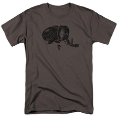 Mighty Morphin Power Rangers Black Men's 18/1 Cotton Short-Sleeve T-Shirt