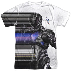 Mighty Morphin Power Rangers Black Streak Men's Regular Fit Polyester Short-Sleeve T-Shirt